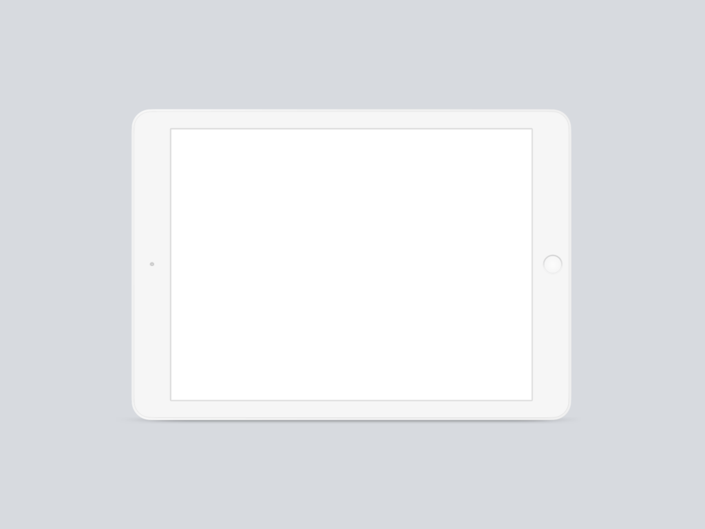 Download iPad Clay Frontal Mockup | The Mockup Club PSD Mockup Templates