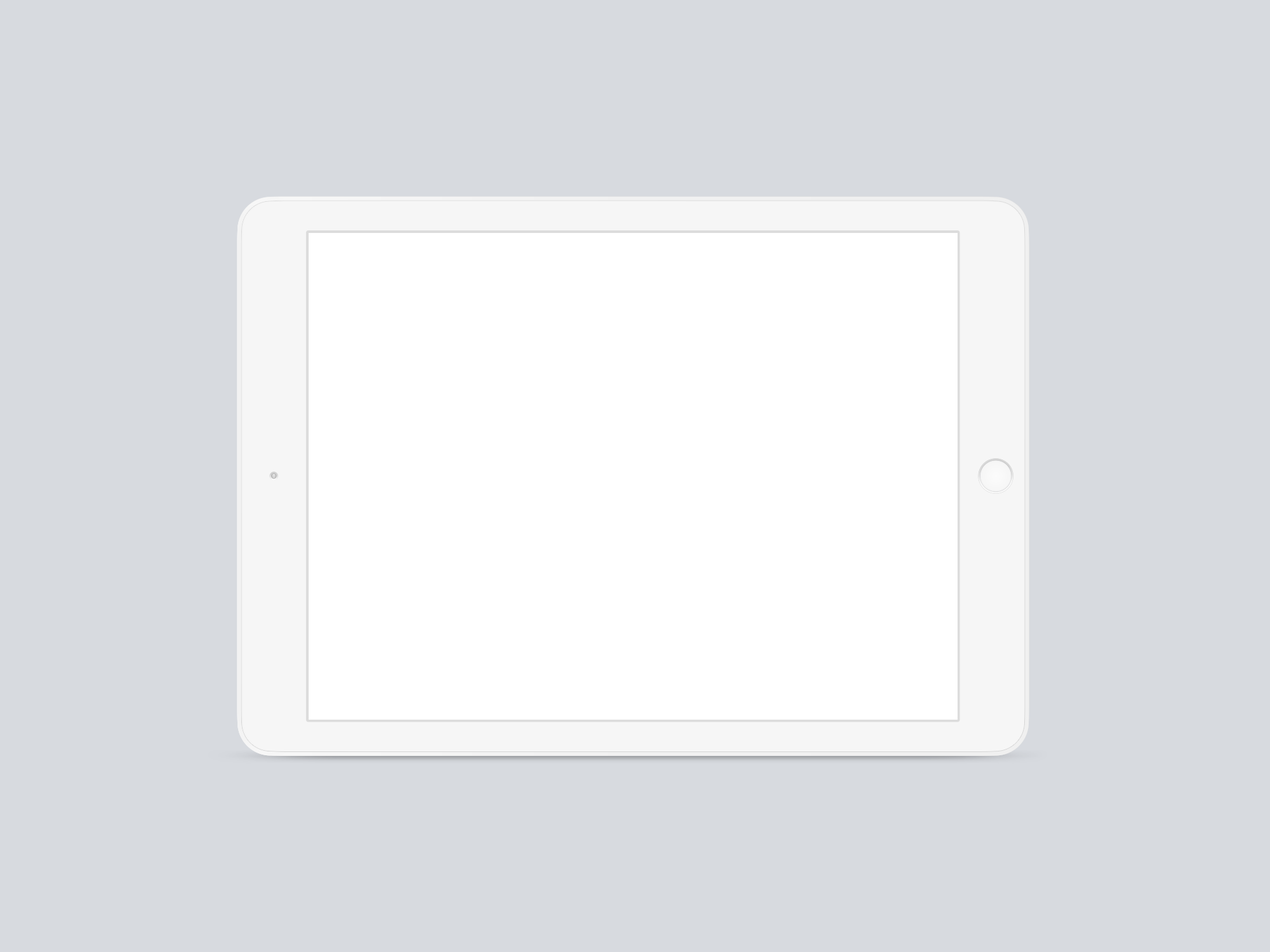 Download iPad Clay Frontal Mockup | The Mockup Club PSD Mockup Templates
