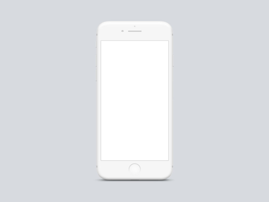 Download iPhone Clay Frontal Mockup | The Mockup Club