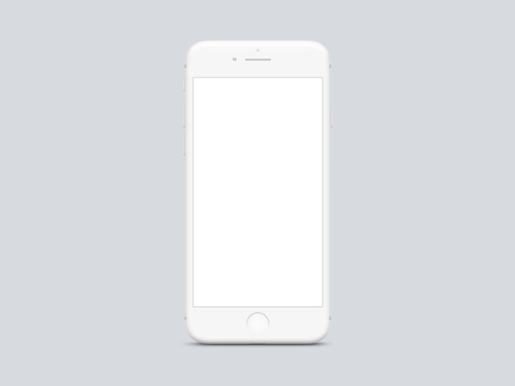 Free white clay iphone mockup Idea | kickinsurf