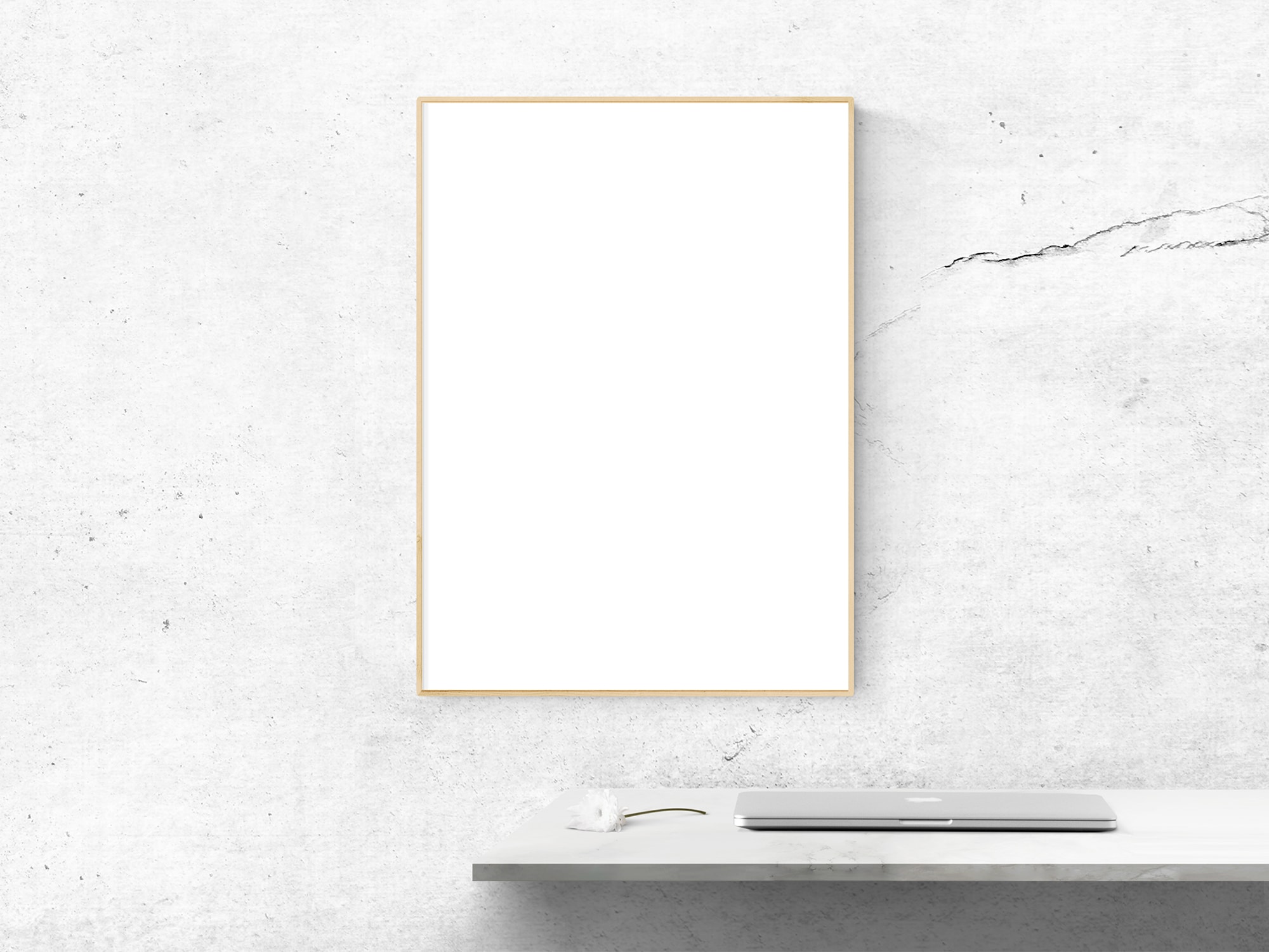 Download Poster on Concrete Wall Mockup | The Mockup Club